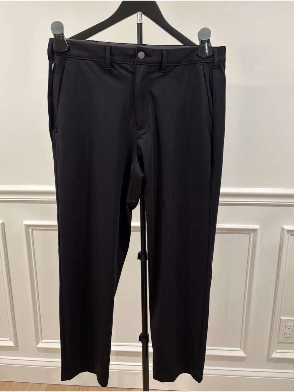 Lands' End Men's Black Dress Trousers